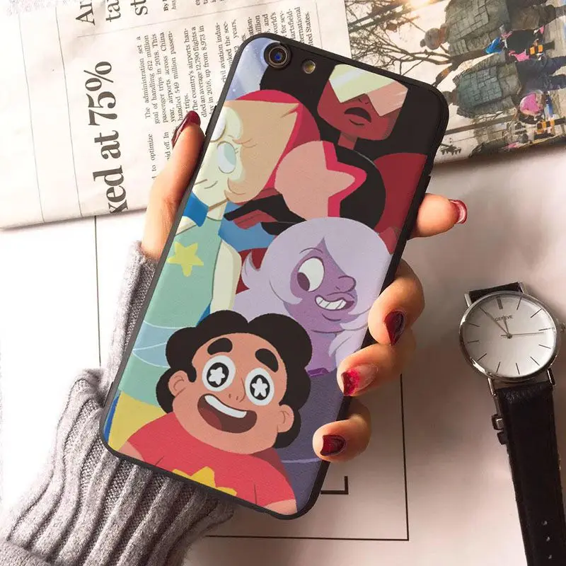 Чехол MaiYaCa для iphone 5s 7PLUS с мультяшным Стивеном Вселенная чехол 5c SE 6s 6plus 7 8X8plus