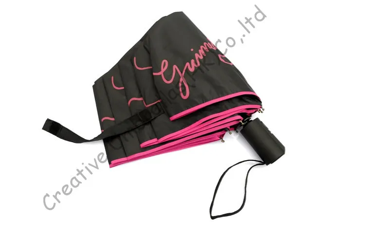 5-кратный Зонт с черным покрытием 100% солнцезащитный UPF&gt50 + трехскладной зонт