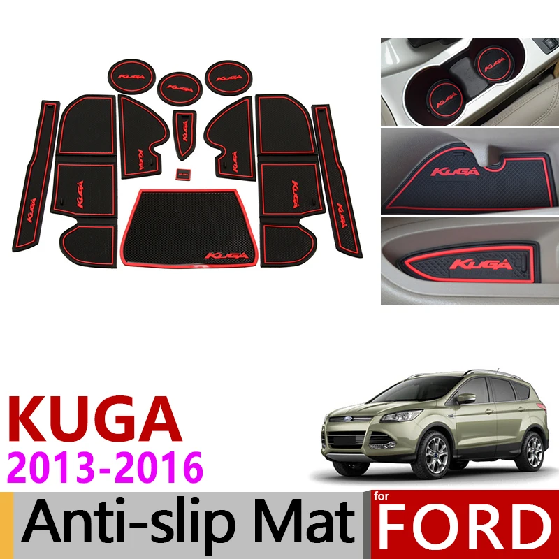 Противоскользящий коврик для разъема ворот резиновые подставки Ford KUGA 2013 2014 2015 2016