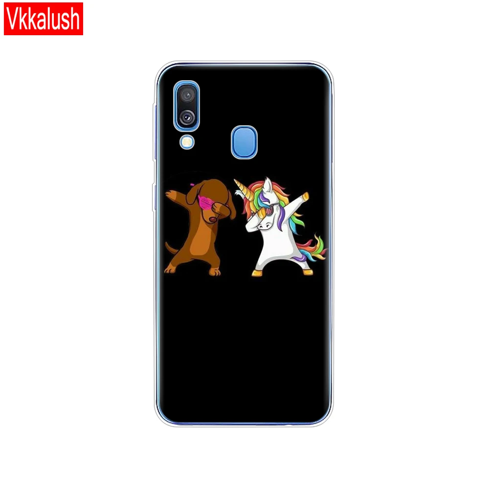 80092 Цветной чехол для телефона samsung A40, Мягкая силиконовая задняя крышка, чехол для телефона samsung Galaxy A40 A405 SM-A405F A405F, мультяшный аниме - Цвет: 80092