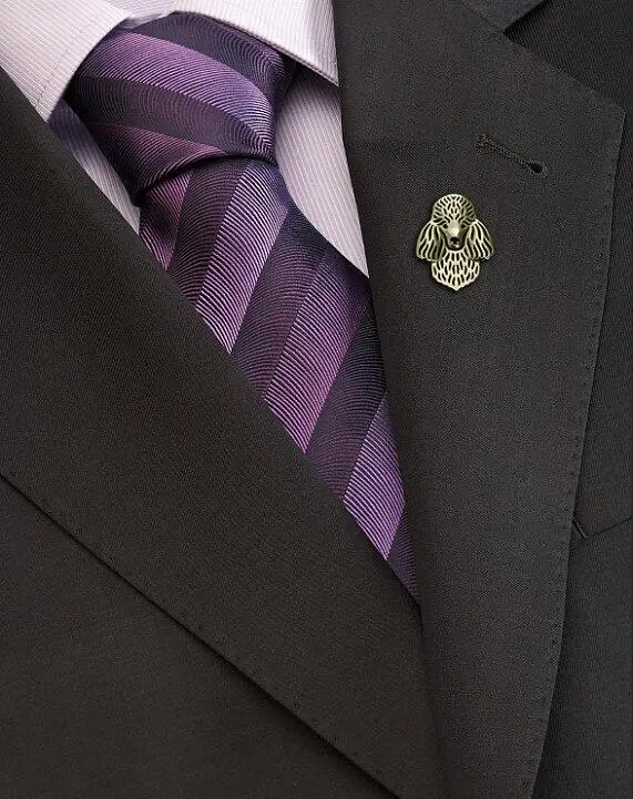 Оптовая продажа брошь в виде пуделя подарочные украшения для женщин и мужчин 12