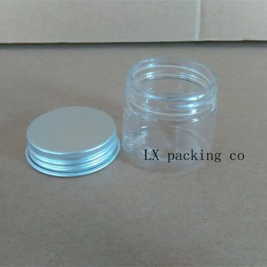 Бесплатная доставка 40 г/мл прозрачная пластиковая плоская бутылка банка с