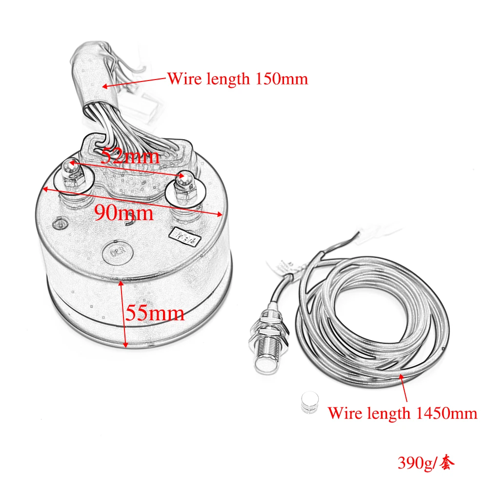 Светодиодный Мотоцикл инструмент Панель ремонт инструментальный одометр