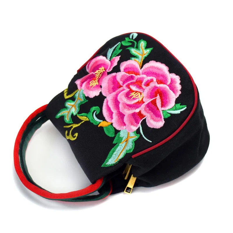 Винтажные сумки 2018 в китайском стиле Hmong с вышивкой роскошные конфетных цветов