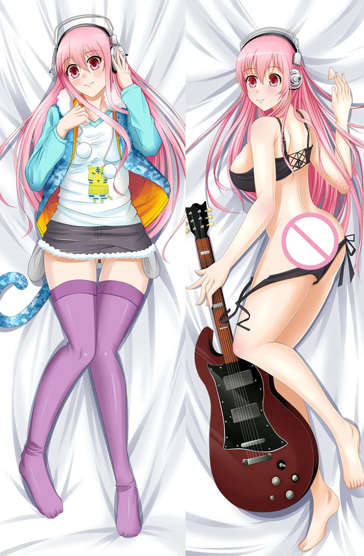 Аниме otaku музыкальная девушка Супер Sonico инструктор сексуальная супер pochaco Dakimakura
