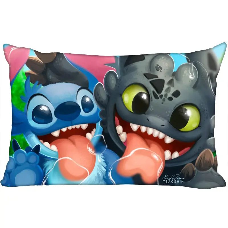 Pillow Case Как приручить ваш Дракон прямоугольные наволочки(с двух сторон) молния на заказ наволочки свадебные декоративные на заказ ваш подарок изображения - Цвет: Pillow Case