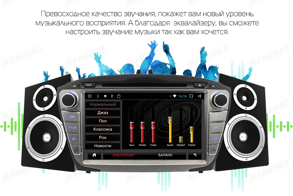 Marubox 2 Din Android 8,1 2 Гб ОЗУ для HYUNDAI ix35 Tucson 2009- Стерео Радио Навигация GPS, DVD Автомобильный мультимедийный плеер 8A301DT8