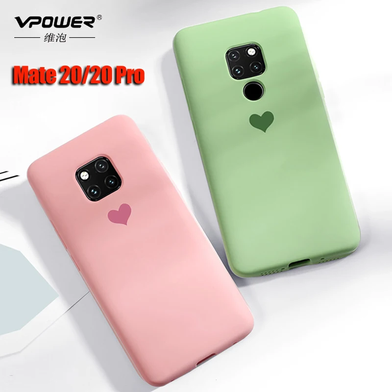 Чехол для Huawei Mate 20 Pro из жидкого силикона ТПУ гелевый резиновый противоударный