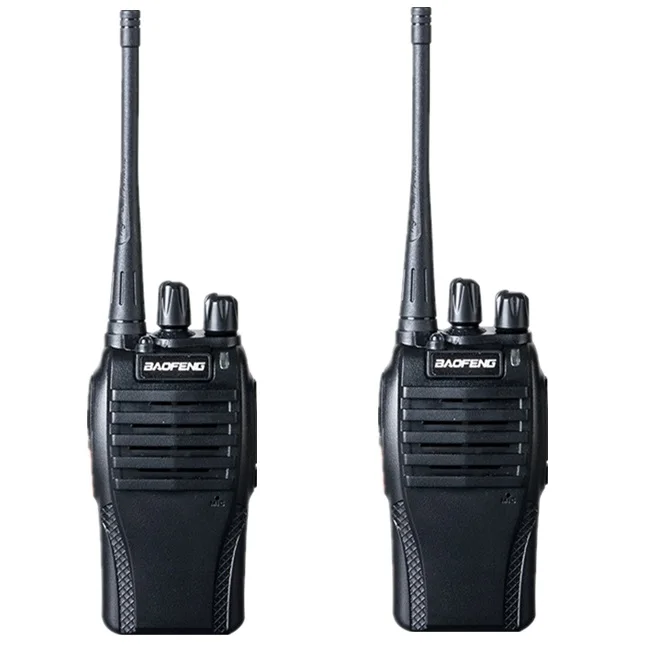 Baofeng 2 шт. BF-999s UHF отель коммуникатор портативный трансивер Cb радио фонарик 999S радио Walky Talky - Цвет: Black