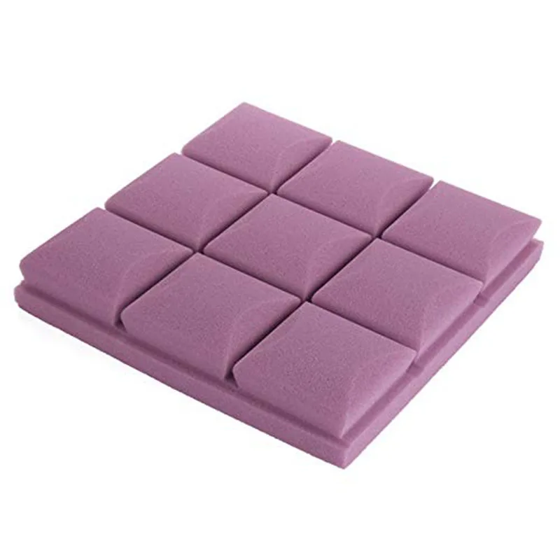 Фиолетовый 30X30X5 см Звукоизоляционная губка акустическая Звукоизоляционная звукоизоляция звукопоглощение для Ktv аудио комната-Pro аудио оборудование части - Цвет: Фиолетовый