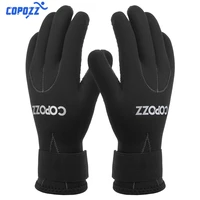 copozz 3mm neoprene men women keep warm scuba diving gloves windsurfing surfing spearfishing snorkel fisher gloves anti scratch