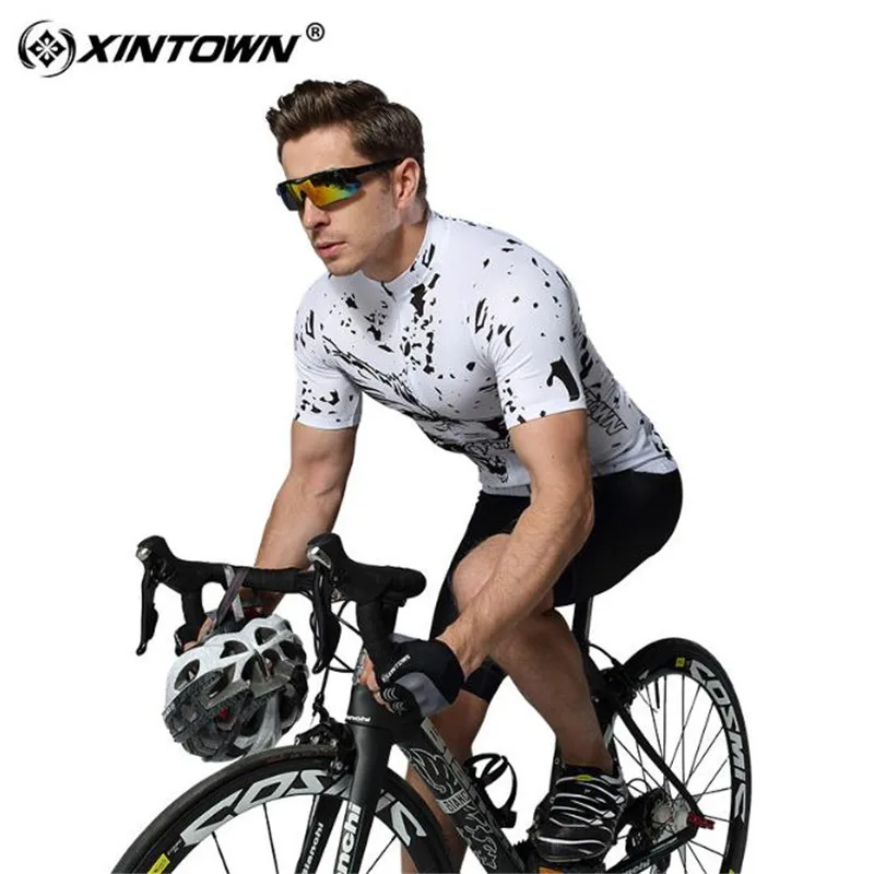 

XINTOWN 2018 Pro Team Cycling Clothing Bike Jersey Quick Dry Mens Bicycle Clothes Men Summer Cycling Jerseys Gel Bike Shorts Set