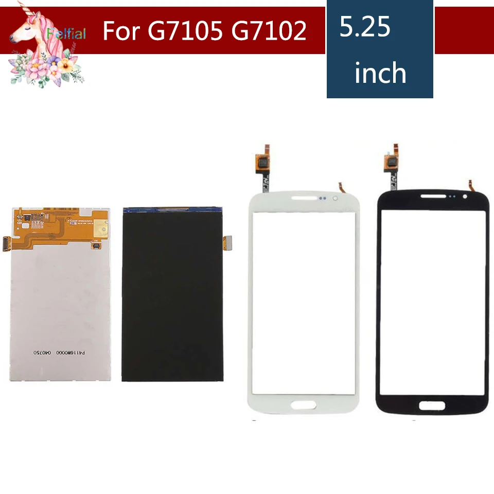 5 25 &quotдля Samsung Galaxy Grand 2 Duos G7105 G7106 G7108 G7102 ЖК дисплей с сенсорным экраном дигитайзер
