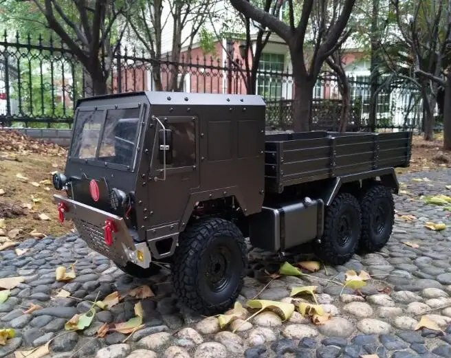 Новые Военные металлические 6X6 6 колеса 6WD грузовик 1/12 Масштаб RC рама и тело для кросс MC6A MC6B MC6C 6X6 гусеничный грузовик
