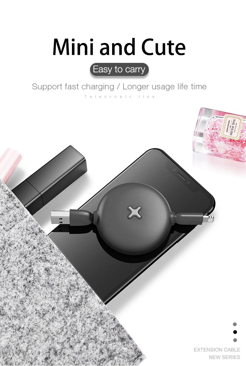 Кабель CAFELE для iphone X, Xr, Xs, Max, 8, 7, 6s, 6 plus, 5S, быстрая зарядка, плоский выдвижной Usb кабель, зарядное устройство, кабель для синхронизации данных, IOS 12, 11