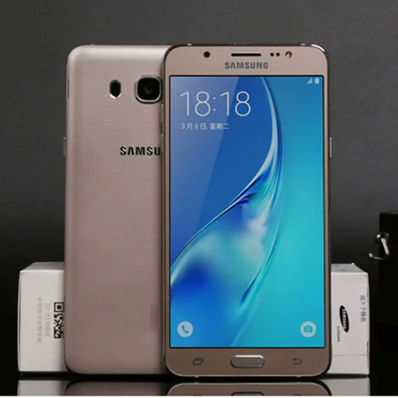 Разблокированный оригинальный Samsung Galaxy J7108 4 аппарат не привязан к оператору