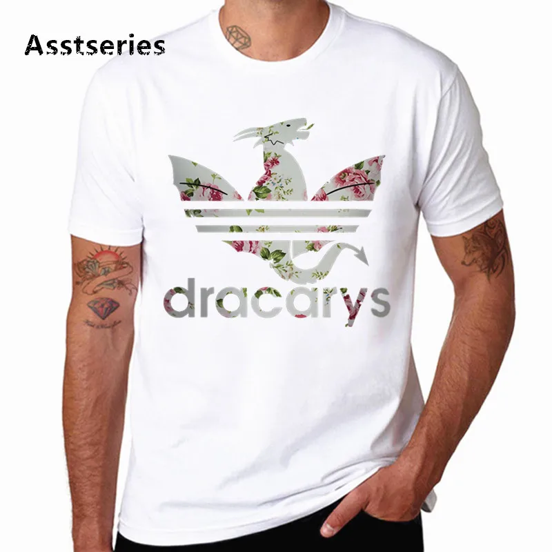 Dracarys рубашка Игра престолов бренд Ария Старк не сегодня Унисекс Мужская футболка