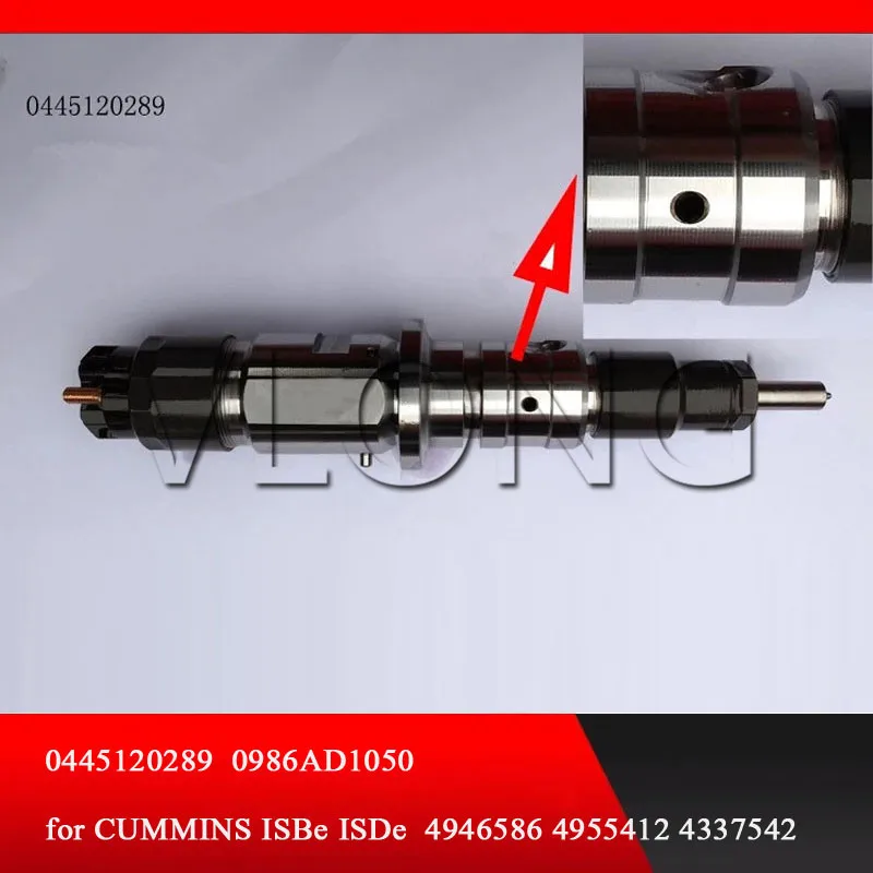 Genuine Common rail injector 0445120289 / 0 445 120 289 5268408 for CUMMINS ISBe ISDe 4946586 4955412 4337542 | Автомобили и