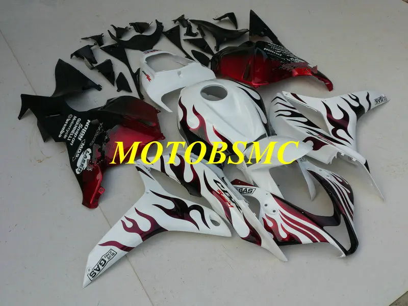 Комплект обтекателей под давлением для CBR600RR 09 10 11 12 CBR 600RR 2009 2010 2011 2012 красные белые