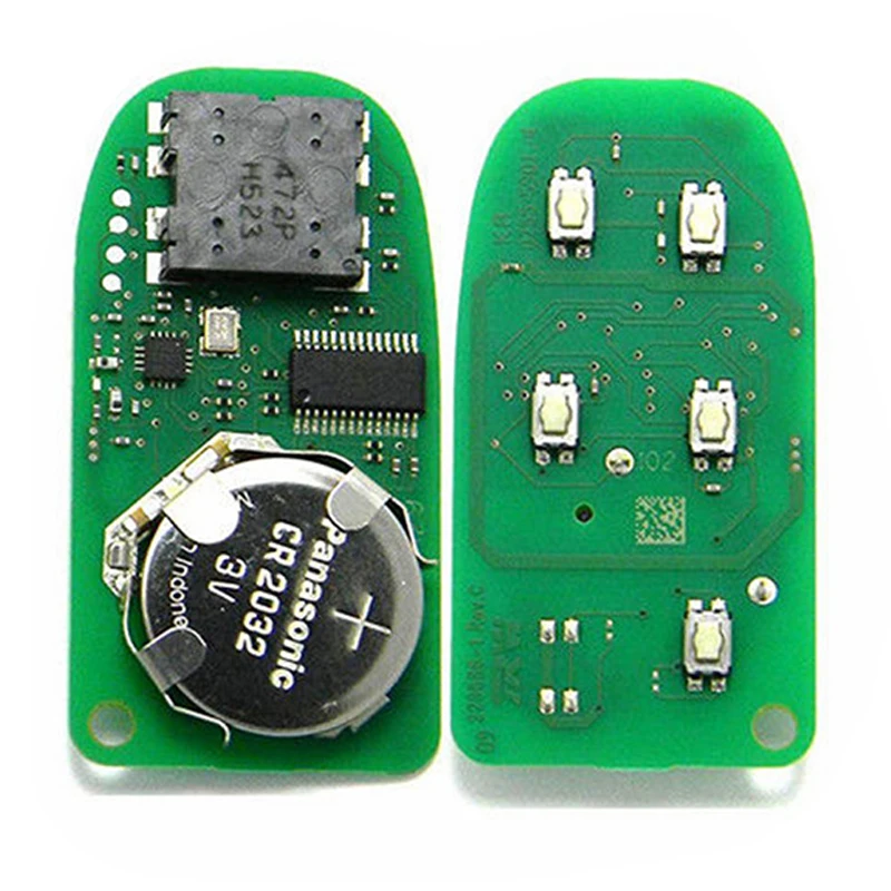 KEYECU 433 МГц 4A PCF7953M чип GQ4 54T 2 + 1/ 3 4 1 5 кнопки дистанционный смарт ключ брелок для Jeep
