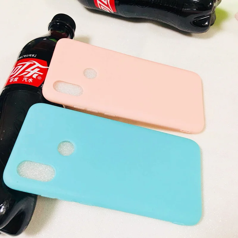 10pcs Candy solid color matte soft shell For Xiaomi 8 Simple and stylish protective case for xiaomi SE Back cover black blue | Мобильные