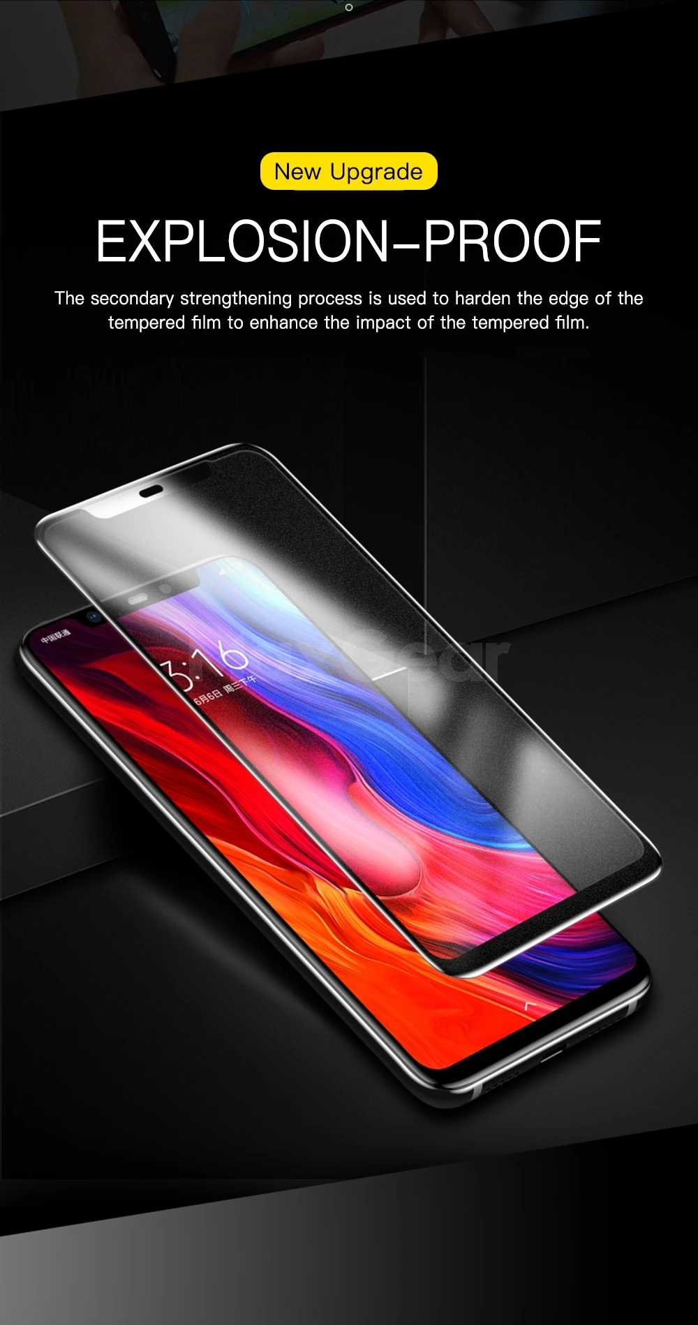 9D матовое закаленное стекло для Xiaomi Mi 9 8 SE A2 Lite 5X 6X Pocophone F1 Mix 2S Mix3 полное покрытие Защитная пленка для экрана
