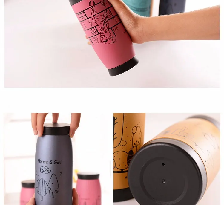 Термос CupThermo кружка Вакуумная чашка 304 Нержавеющая сталь Thermocup изолированные кружка Термальность бутылки Термосы Термос чашки
