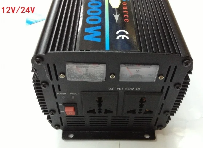 5KW Модифицированная синусоида 5000 Вт UPS DC24V для AC110V 60 Гц Мощность инвертор с