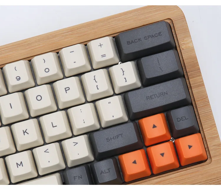 Carbon 64 раскладка Dye-sub keycaps OEM профиль включает 1,75 shift fit GK64 механическая клавиатура