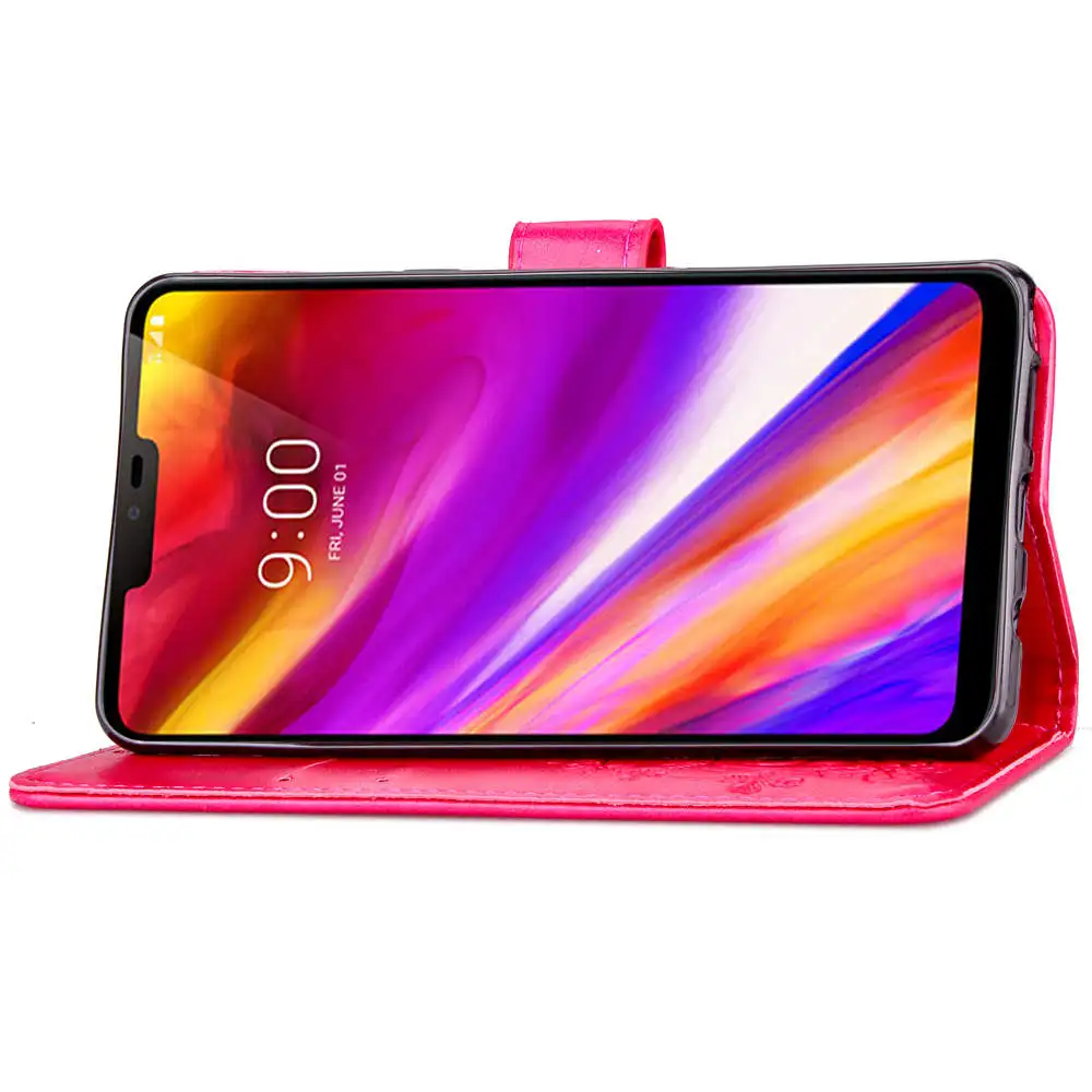 Кожаный флип чехол для телефона LG G8 G8S G7 ThinQ Q60 G6 G5 stylo 6 5 4 K40s K40 K50S K51S K41S K61 K20 K30