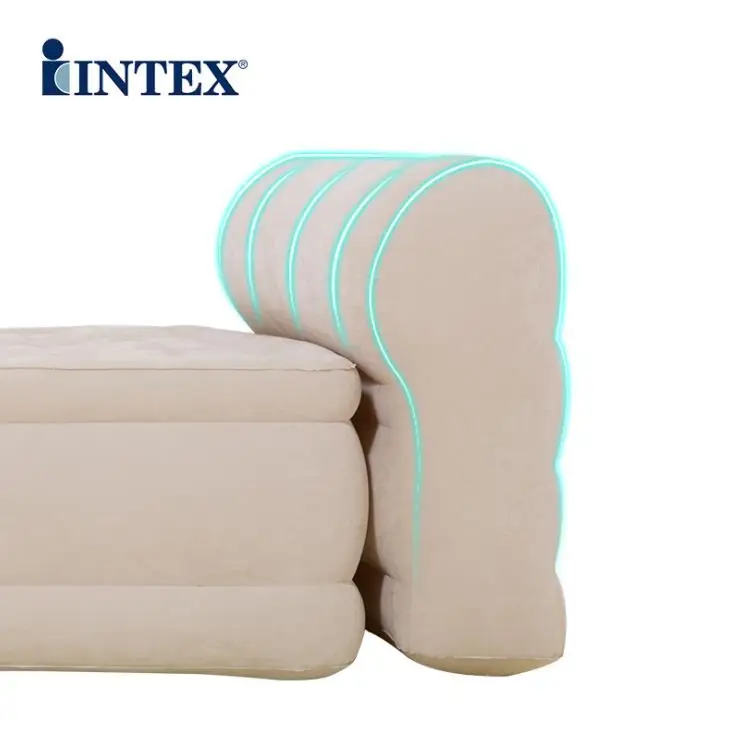 Поставка INTEX новая линия Тяговая структура надувная кровать двойной надувной