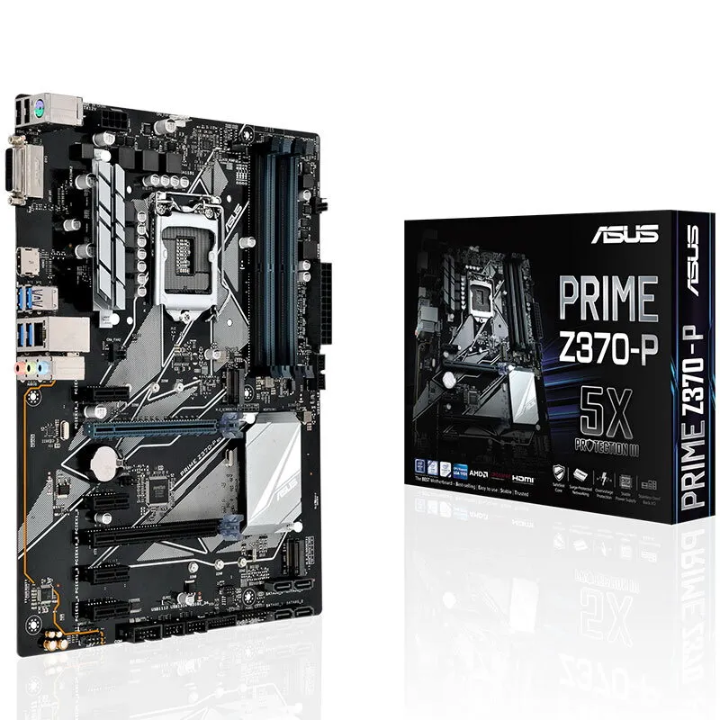 Материнская плата Asus PRIME Z370 P для рабочего стола материнской платы LGA 1151 с I5 8400