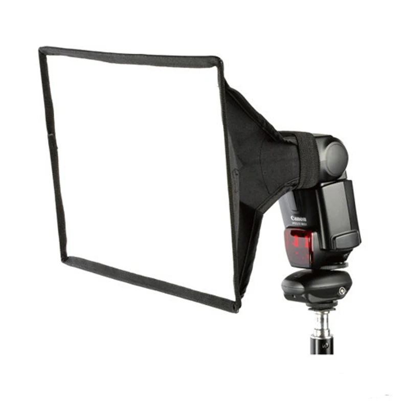 

Универсальный квадратный софтбокс-диффузор для вспышки Canon Nikon Sony Pentax Metz Yongnuo Olympus Speedlite