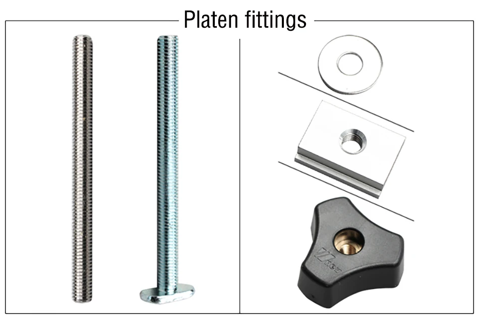 T-tracks Slot dedicated Miter Track Jig Fixture T-Slot,Woodworking Pressboard Clamp,T Screw T Slider, Pressure Block Woodworking