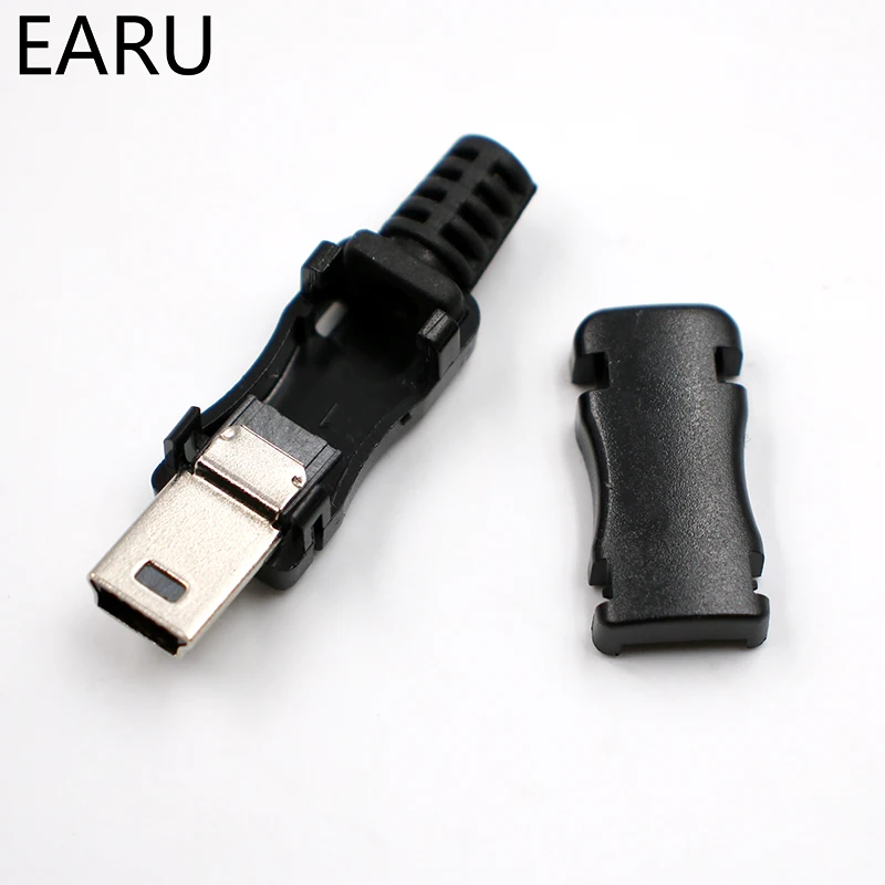 10 шт. мини USB 5 Pin T порт штекер разъем пластиковая крышка для DIY Прямая поставка