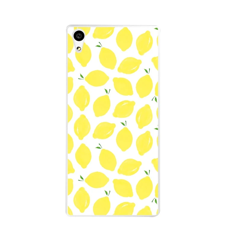 Мягкий прозрачный чехол из ТПУ для телефона Sony Z2 Z3 Z4 Z5 C3 C4 C5 Lemon River с рисунком