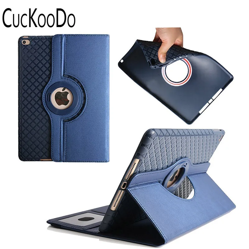 CucKooDo для iPad 9 7 '&#x272017360 градусов вращающийся PU кожаный Стенд смарт-экран
