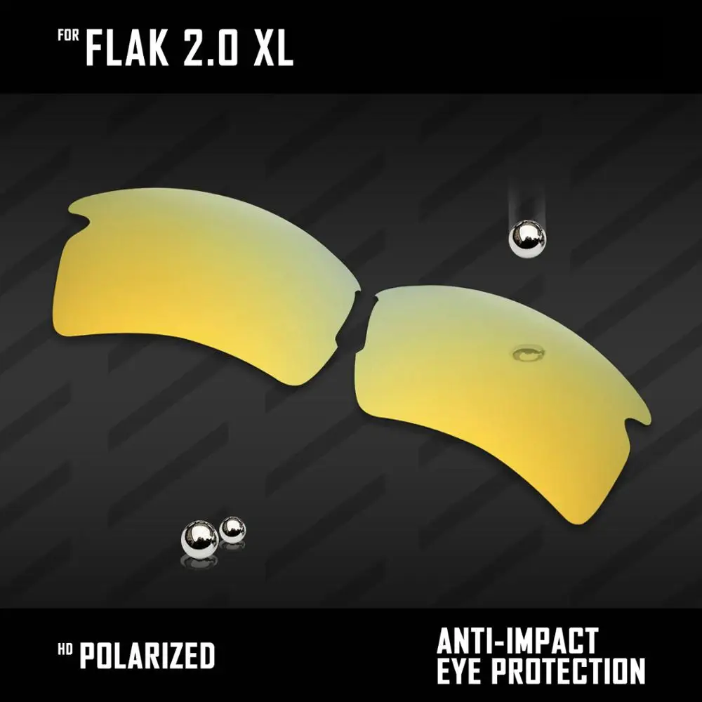 OOWLIT линзы для замены солнцезащитных очков Оукли Flak 2,0 XL OO9188 Поляризованные-разноцветные