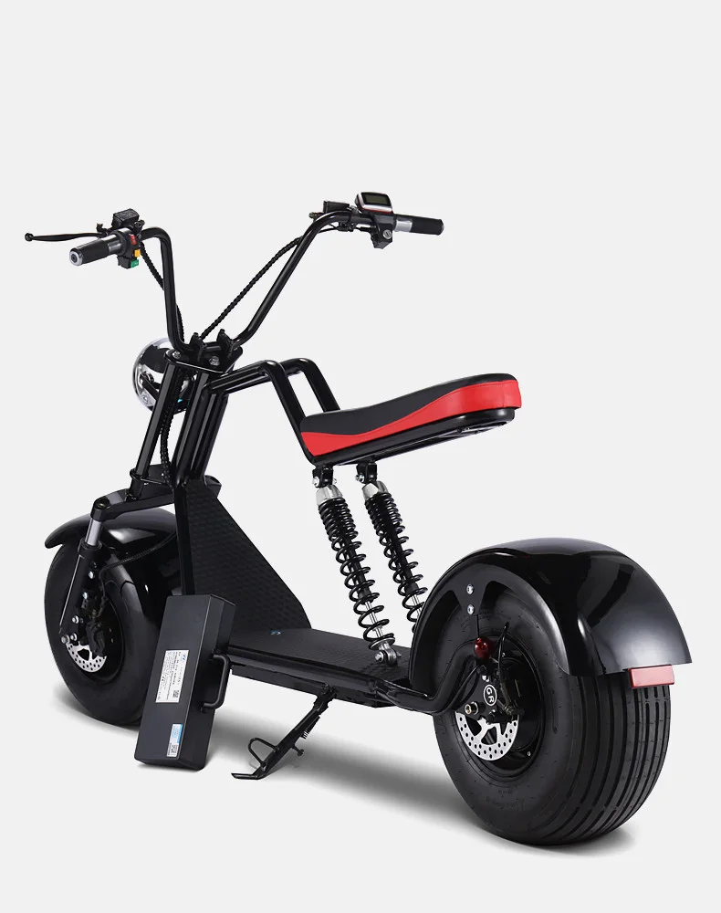 Электрический литиевая Батарея Citycoco для е-байка 60V 12/20AH двойной дисковый тормоз Противоугонная Системы Moto Лонгборда в байкерском стиле