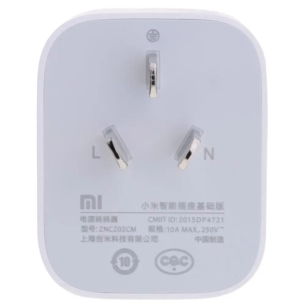 Умная розетка Xiaomi Mi с Wi-Fi беспроводное управление через приложение таймер Вилка