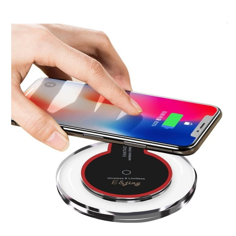 Беспроводное зарядное устройство QI для Samsung Galaxy S7 S6 edge Note 5 Nokia HTC 8X Google Nexus 6 7 Micro USB