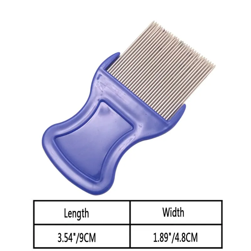 Pet Dog Hair Flea Lice Dirt Dust Remover Cat Grooming Comb Stainless Pin Eggs | Дом и сад