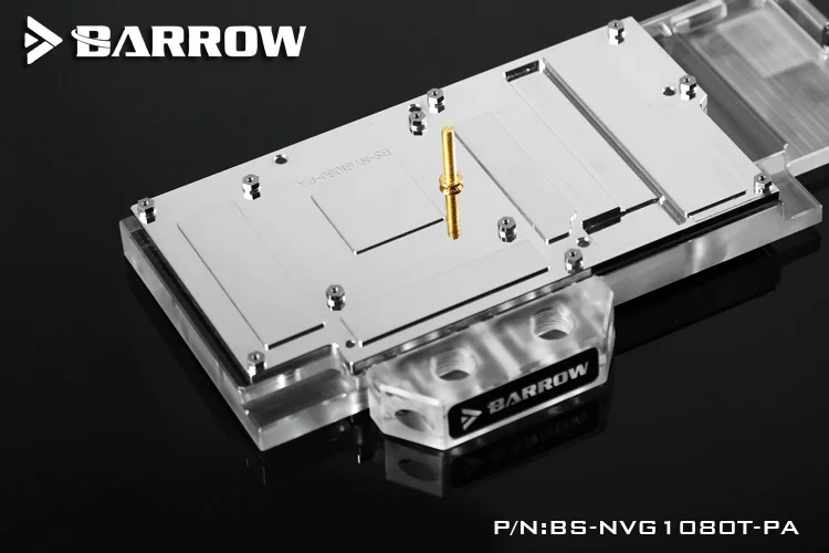 Курган GPU водяного блока для GTX 1080TI/ TiTan X водяного охлаждения радиатора BS-NVG1080T-PA