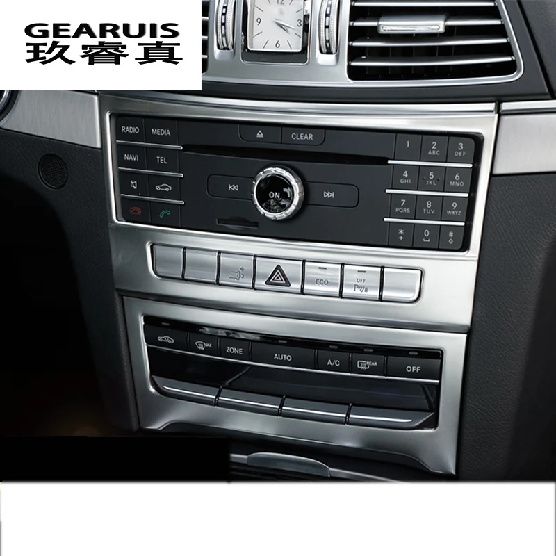 Автомобильный Стайлинг интерьера кондиционер CD панель украшение Накладка для