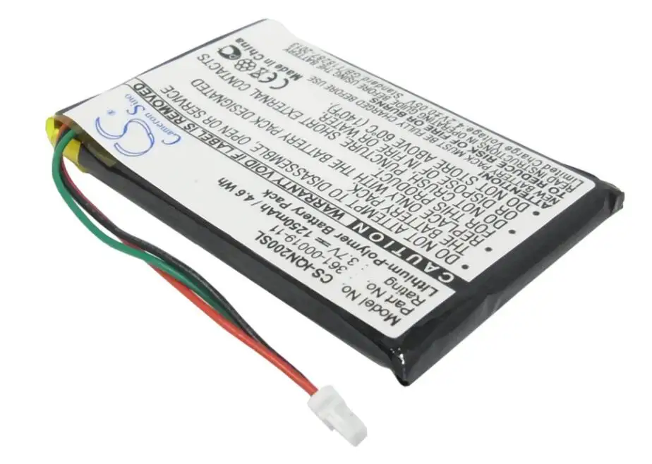 Аккумулятор Cameron Sino 1250mah для GARMIN Nuvi 200 205T 250 252W 255WT 260 wt 270 010 00621 10 361 00019 11|Аккумуляторы