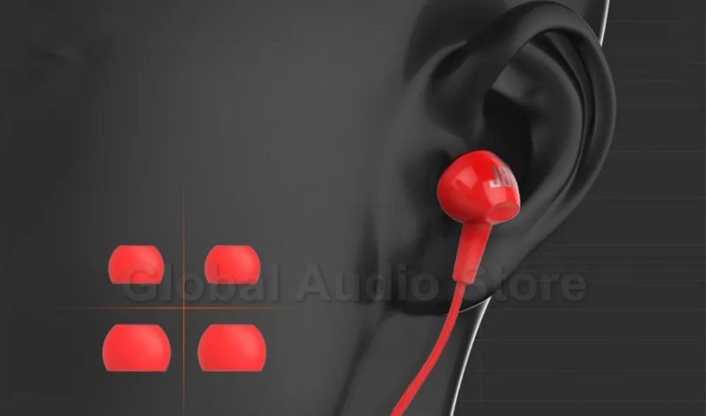 JBL C100SI бас стерео наушники Go для Android IOS мобильные телефоны наушники как рок Циркон audifonos с микрофоном наушники