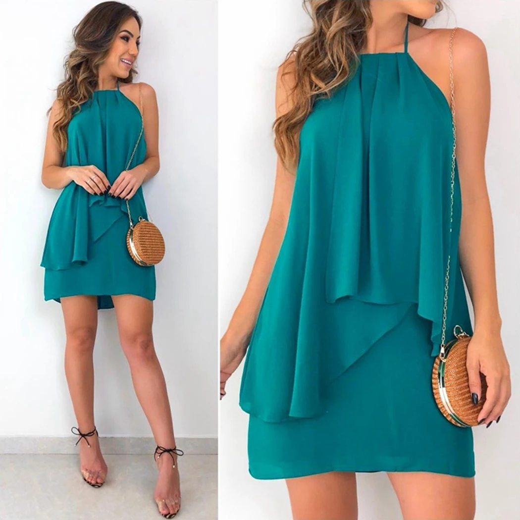 Сексуальные мини платья с открытой спиной женское платье 2019 Новое модное тонкое