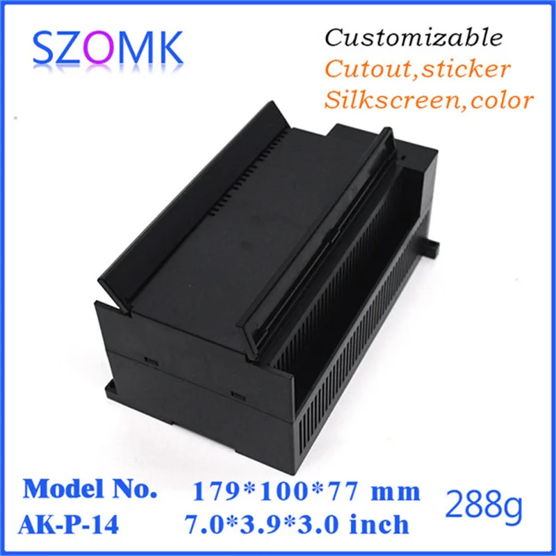 Корпус прибора из черного пластика abs РАСПРЕДЕЛИТЕЛЬНАЯ КОРОБКА ПЛК (1 шт.) 179*100*77