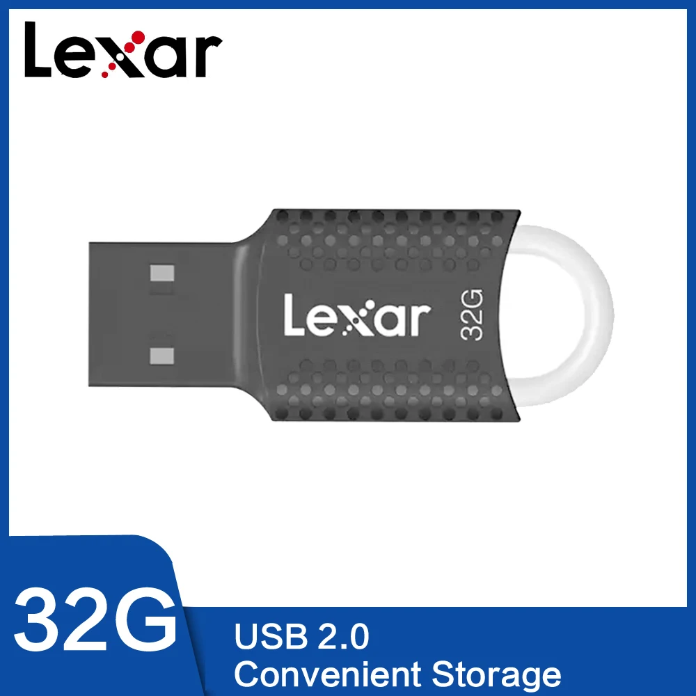 Lexar 2019 модный высокоскоростной JumpDriveV40 16gb 32gb 64gb флеш-диск USB 2 0 64GB Memory stickpen drive |