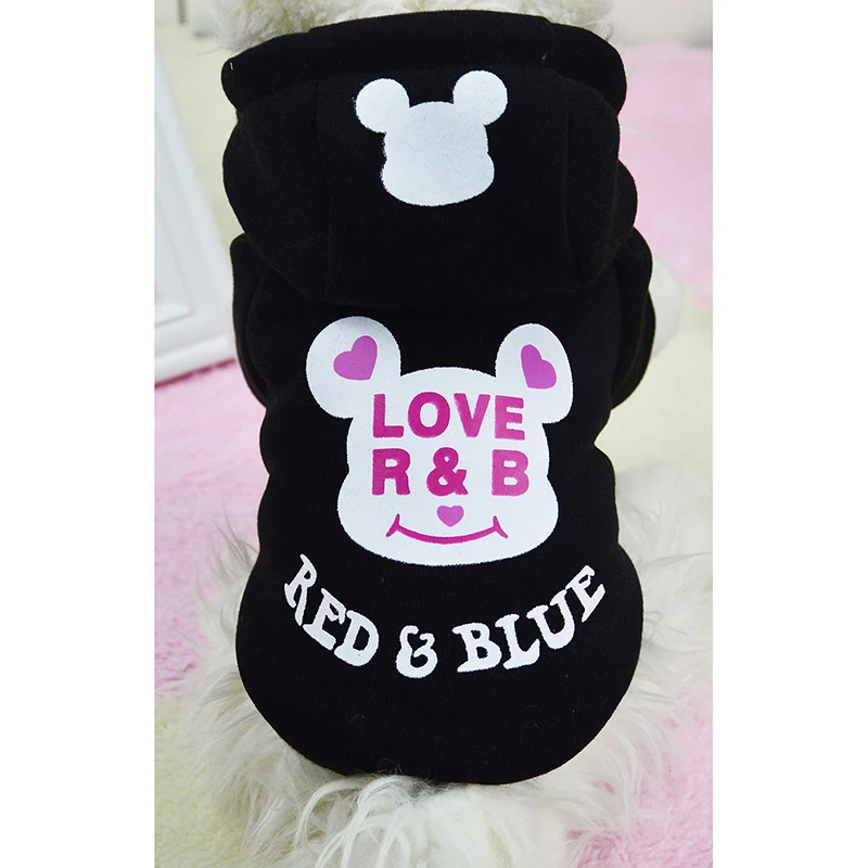 Одежда для собак классическая одежда маленьких куртка с капюшоном щенков